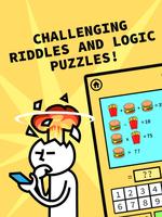 Logic & Math Riddles الملصق