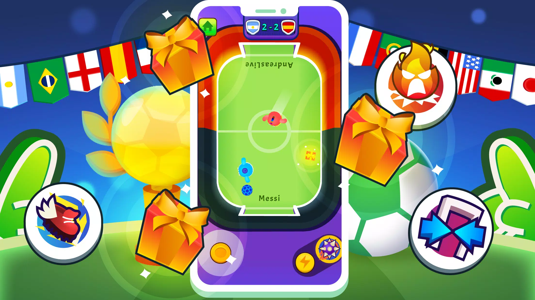 Download do APK de Jogos de 2 jogadores - Futebol para Android