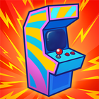 Jeux d'arcade - Machine rétro icône