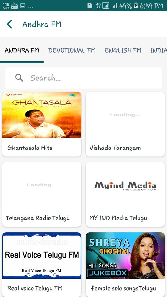 Hyderabad Radio Live Non Stop Telugu Songs Radio For Android Apk