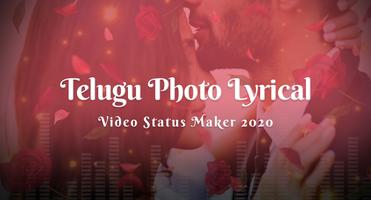 Telugu photo lyrical video status maker : Editor Affiche