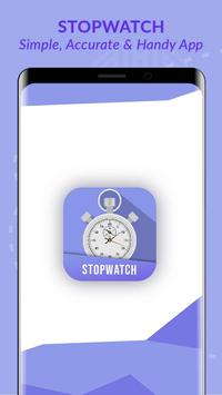 Free Smart Digital Stopwatch Timer App poster