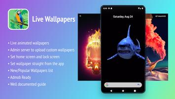 Tema Aesthetic Live Wallpaper screenshot 1