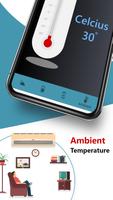 실내 온도를위한 똑똑한 디지털 온도계 포스터
