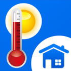 Temperatura interior exterior icono