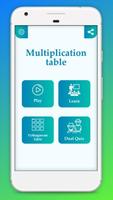 Multiplication Table Game Learn And Play Affiche
