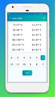 Multiplication Table Game Learn And Play capture d'écran 2