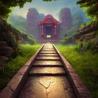 Temple Running Game Jungle Run Poster