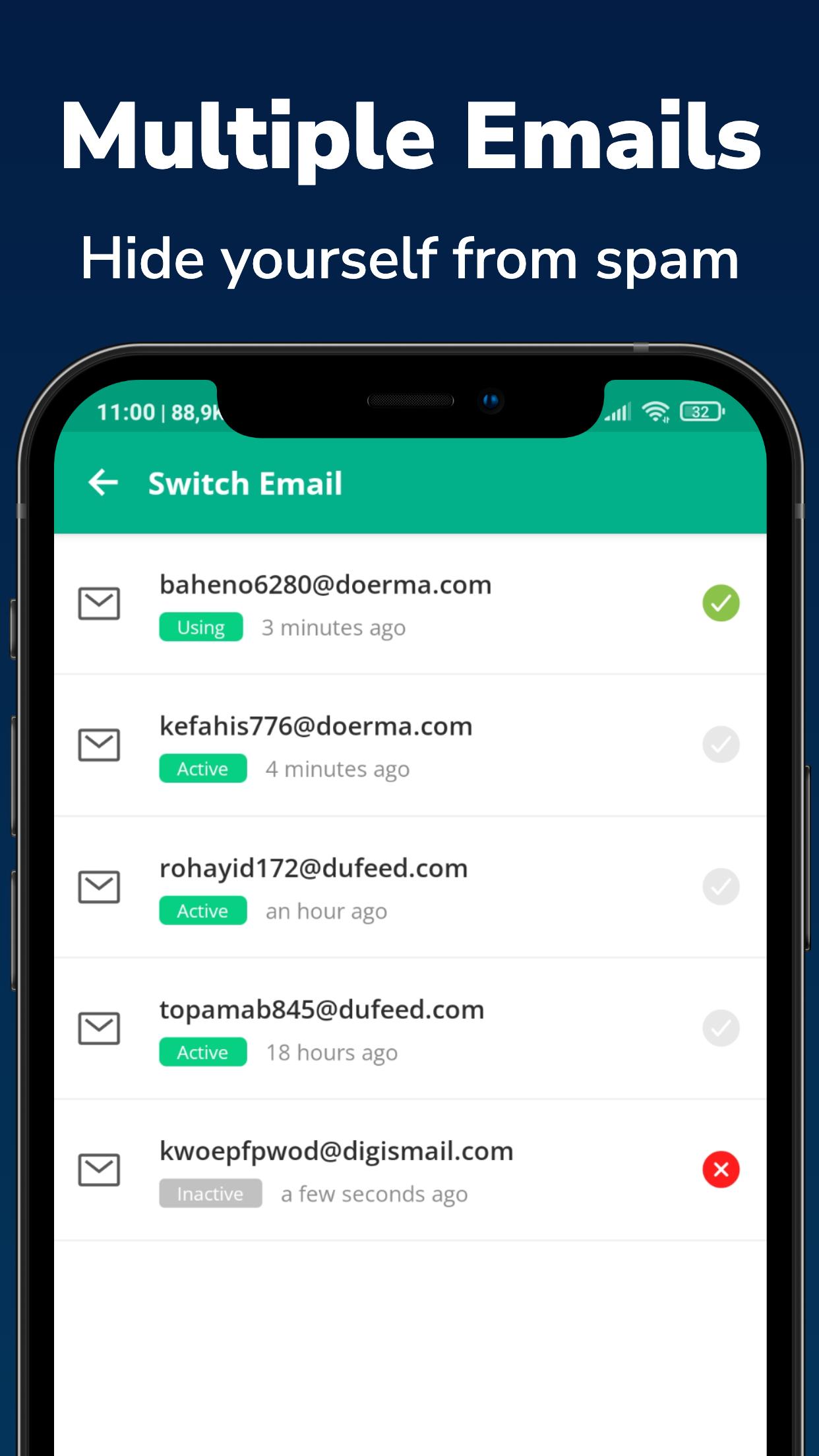 Tải Xuống Apk Temp Mail Pro - Multiple Email Cho Android