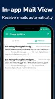 Temp Mail Pro - Fast Email imagem de tela 2