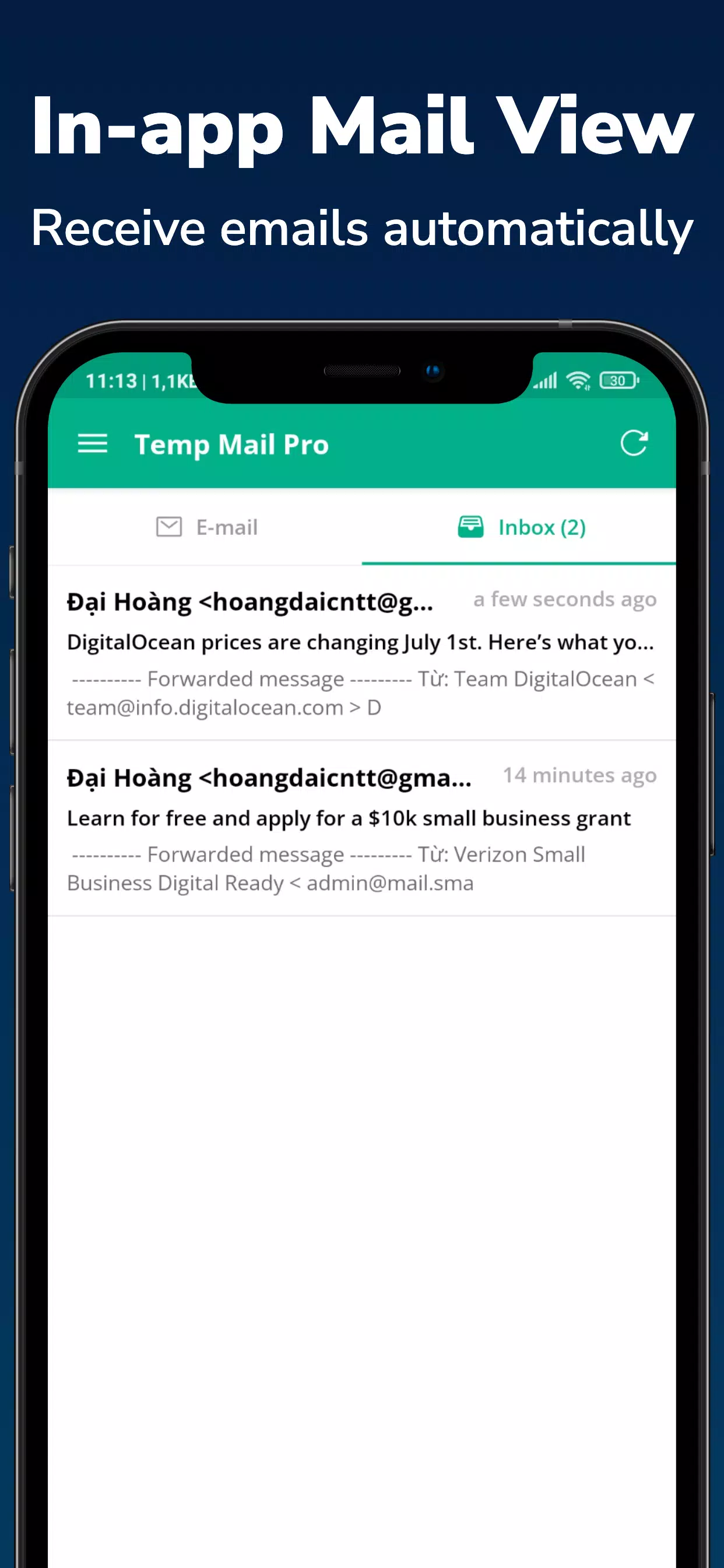 Temp Mail - E-mail Temporário – Apps no Google Play