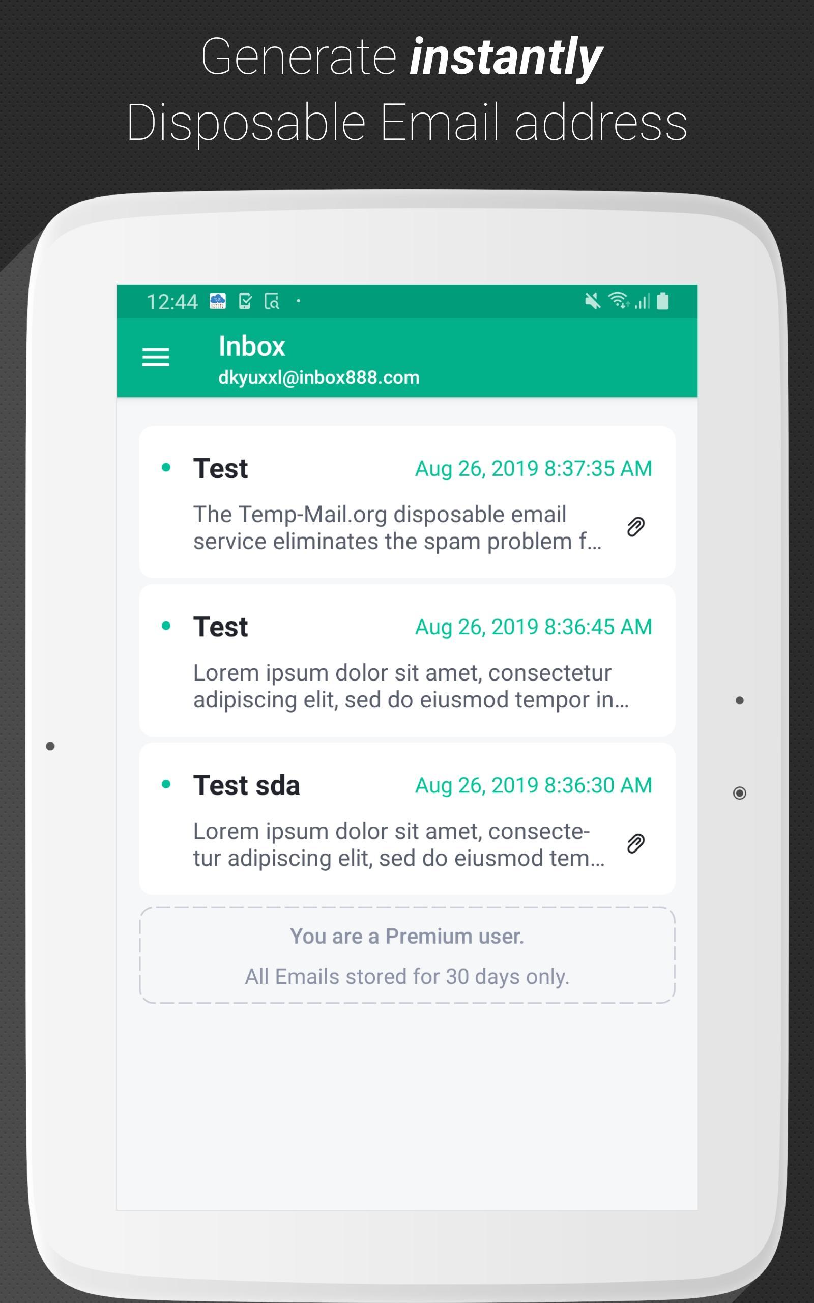 Temp Mail Free Instant Temporary Email Address For Android Apk