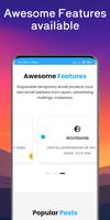 tMail - Temporary Mail Creator ảnh chụp màn hình 3