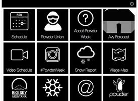 برنامه‌نما Powder Week عکس از صفحه