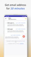10 Minute Mail - Temp Mail ảnh chụp màn hình 1