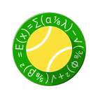 Tennis Math-icoon