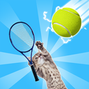 Tennis Cat - Funny Meme Cat APK