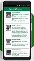 Tennis League Network App captura de pantalla 2