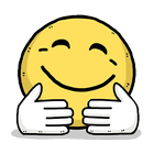 WAStickerApps Hug Emoji icône