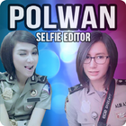 Polwan Cantik - Selfie Editor 图标