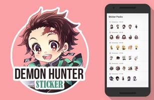 Demon Hunter Slayer Sticker 포스터