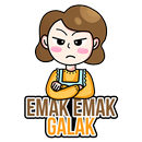 Sticker Emak-emak Lucu Galak - WAStickerApps APK