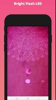 برنامه‌نما Flashlight Pink عکس از صفحه