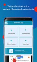 Translator App - Speech Text Camera Translate All Plakat