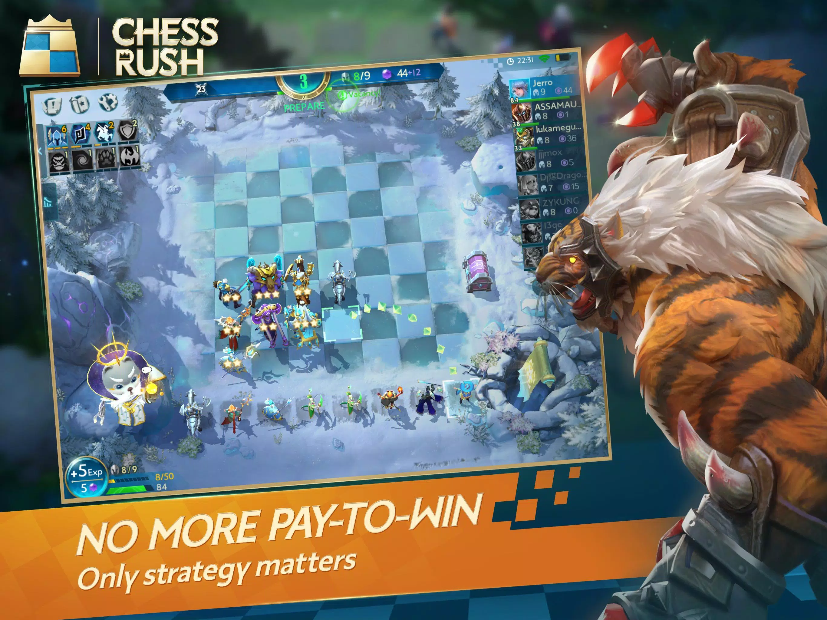 Chess Rush's 4v4 mode is available now