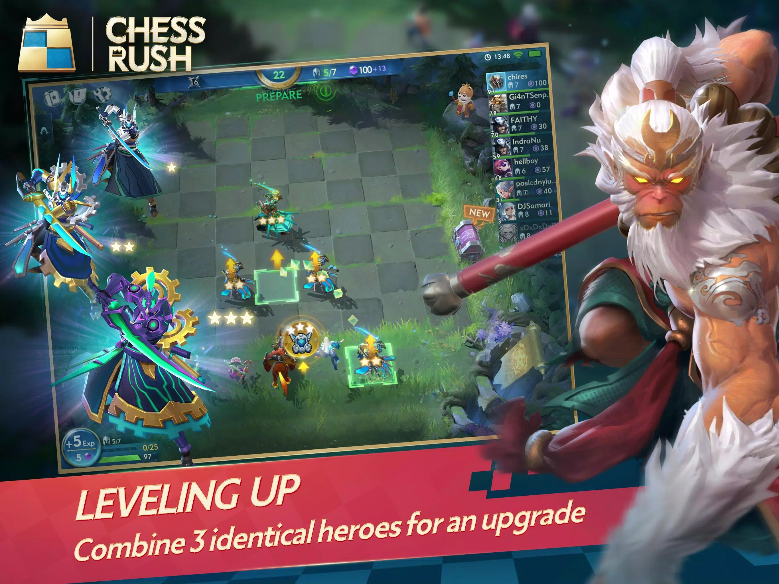 Chess Rush, novo game mobile da Tencent, chega em 9 de julho em