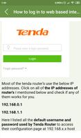 Tenda Router Admin Setup Guide ภาพหน้าจอ 3