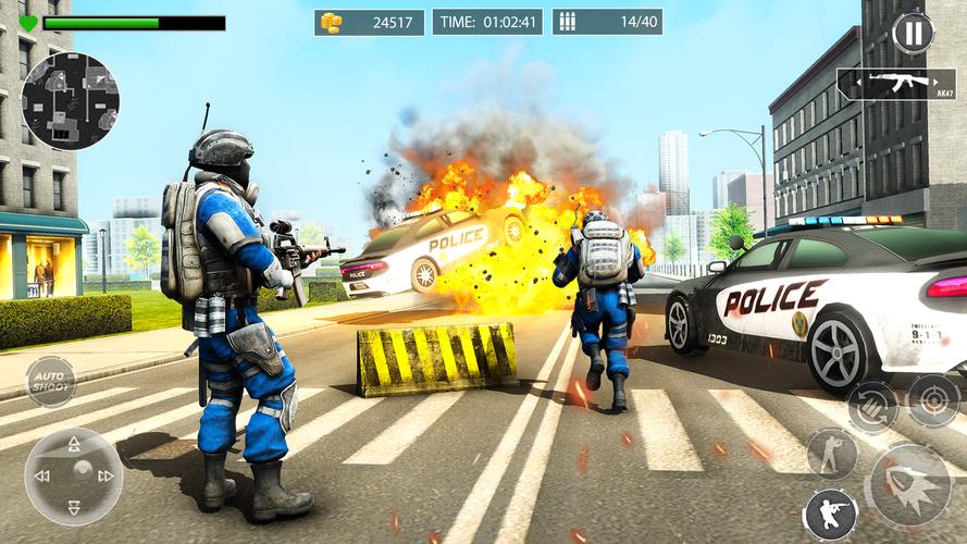 Android İndirme için polis oyun atış mafya silah APK