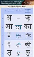 Hindi Alphabet (Devanagari) Cartaz