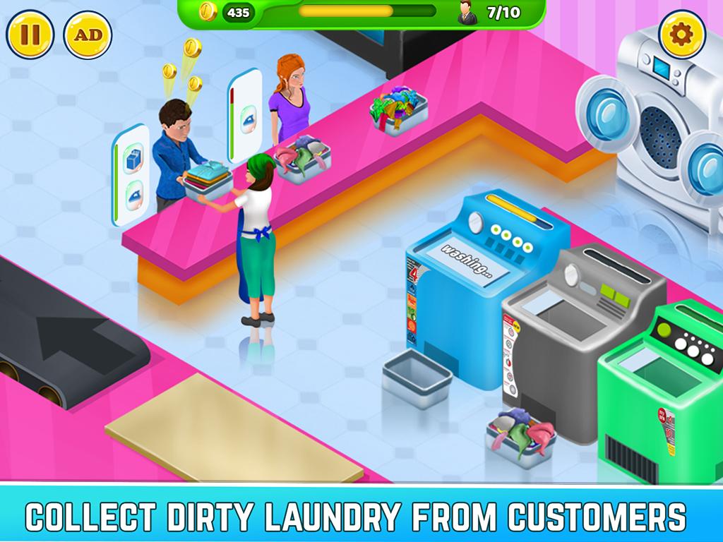 Laundry Service Dirty Clothes Washing Game For Android Apk Download - dirty roblox games 2019