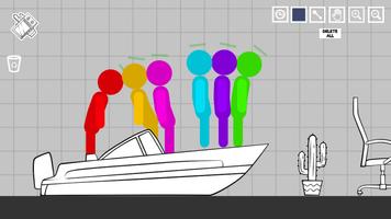 Stick Figure Playground poster