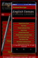 English Tenses الملصق