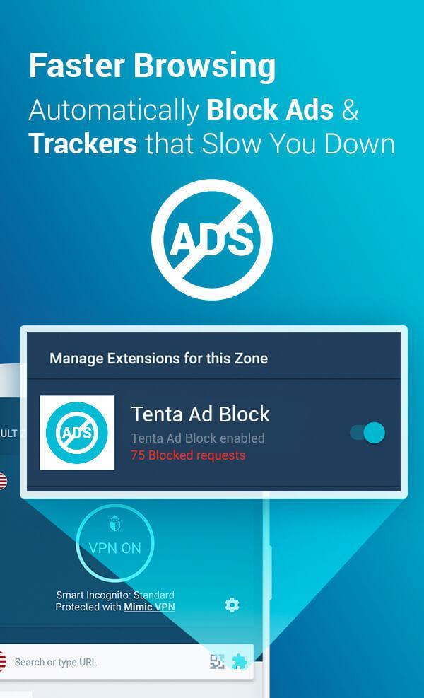 Tenta Private VPN Browser + Ad Blocker (Beta) for Android - APK Download