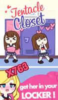 Tentacle School Girl Closet Plakat