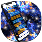 Amazing Galaxy SMS Dual Theme icône
