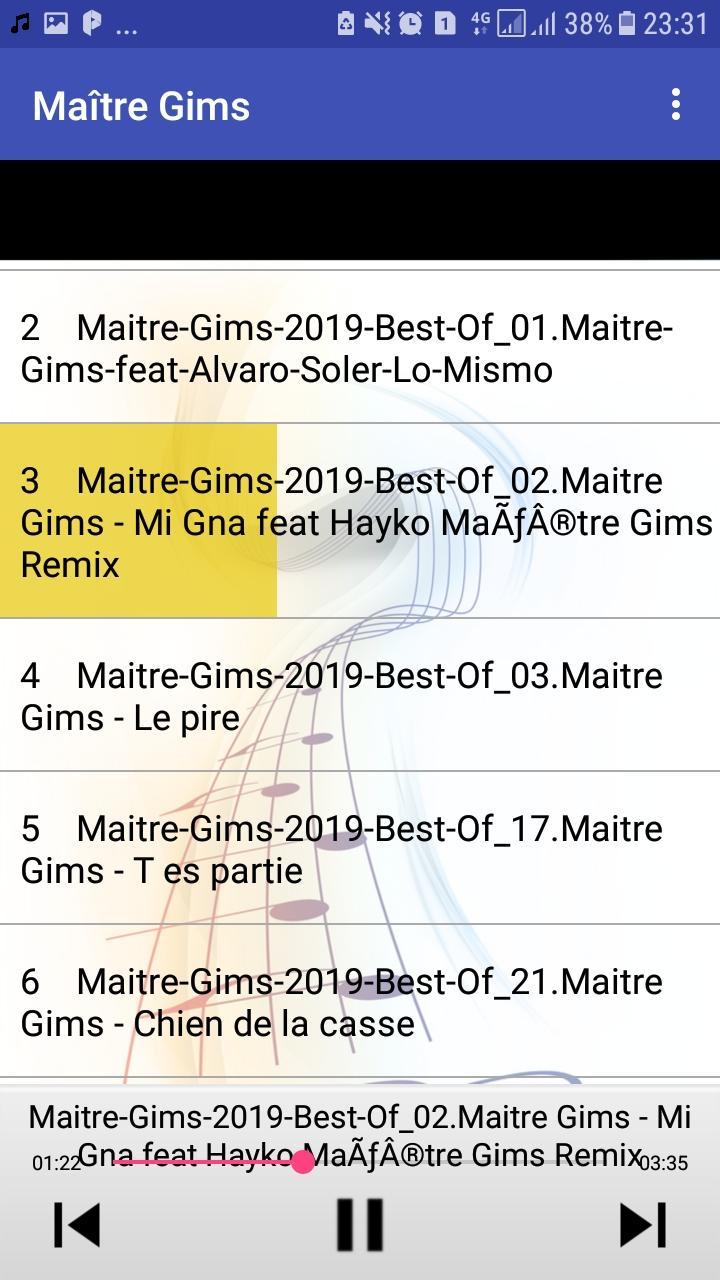 Maitre Gims mp3 for Android - APK Download