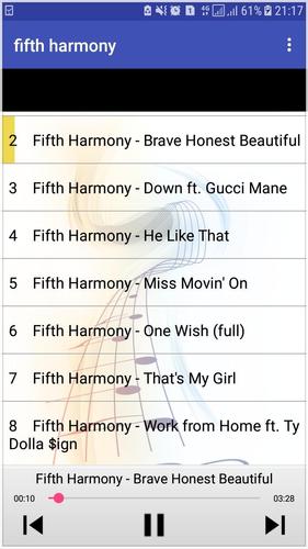 Download Fifth Harmony mp3 songs 1.0 Android APK