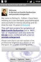 Erectile Dysfunction / Impotence Self-Test Poster