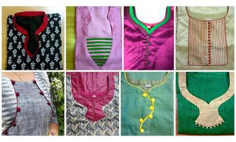 Kurti Stitching Neck Designs 海報