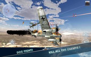 WW2 batalha aeronave 3D Cartaz