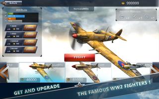 WW2 batalla aviones 3D captura de pantalla 2