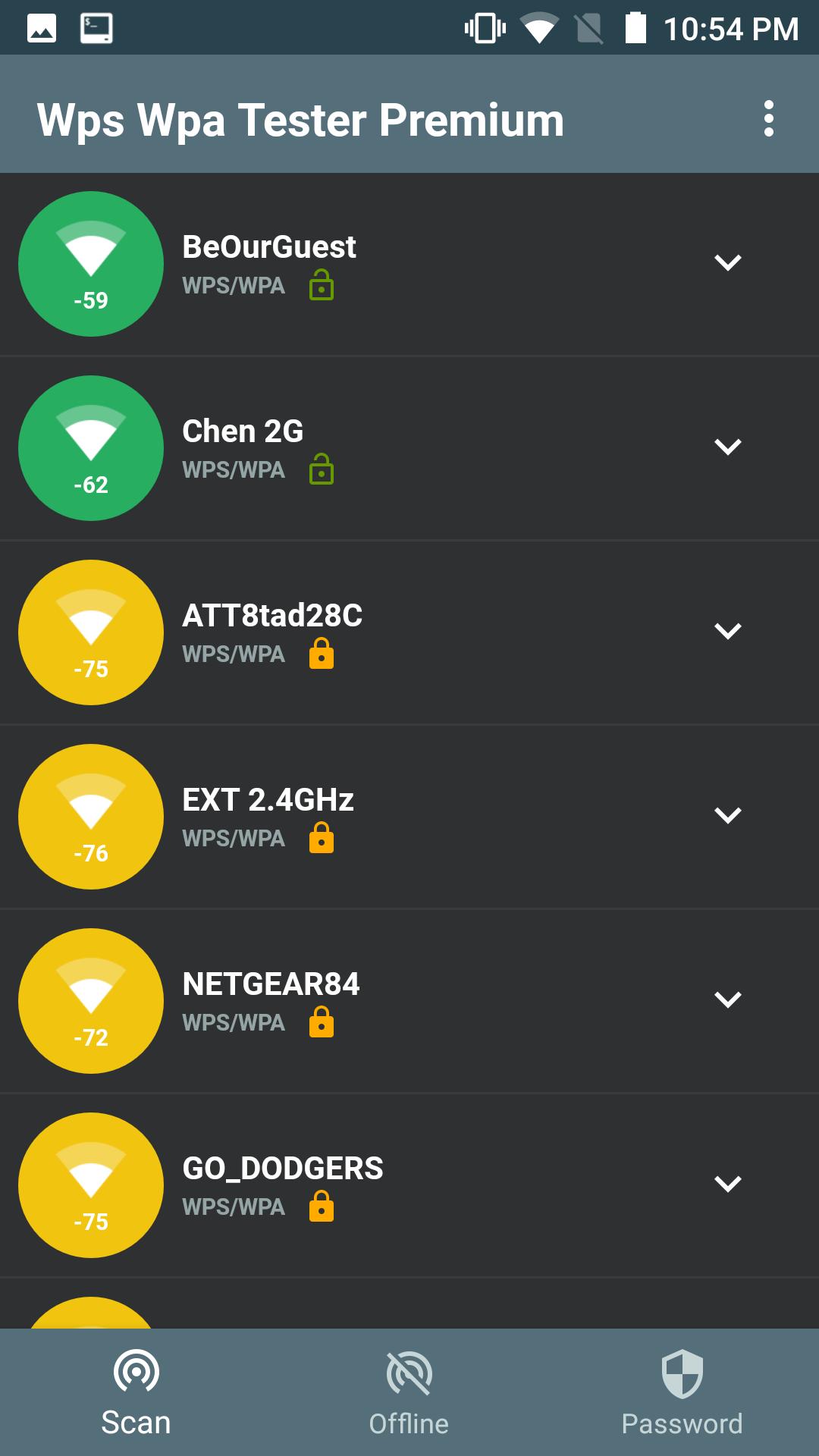 Wifi wpa tester