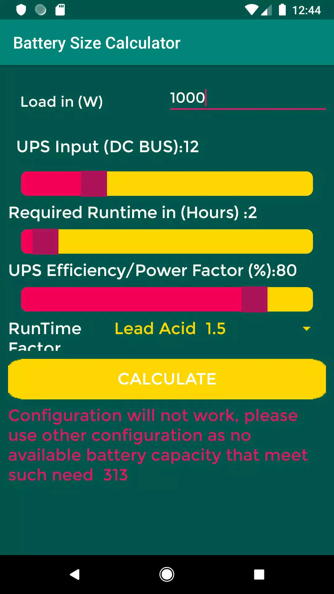 UPS Batteries Size Calculator APK for Android Download