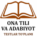 Ona tili va adabiyoti test DTM