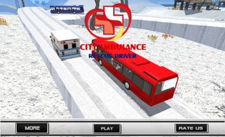 Şehir ambulans kurtarma sürücü Ekran Görüntüsü 1