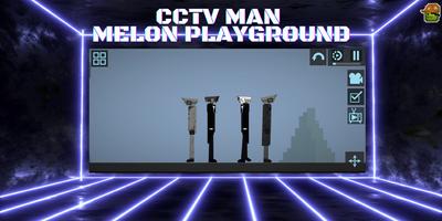 CCTV Man Mod Melon Playground Affiche